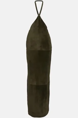 Alaïa Suede maxi skirt