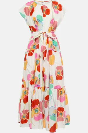 Velvet Savannah cotton and silk maxi dress