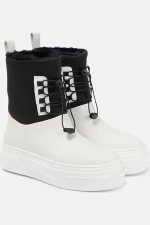 Khaite Culver leather snow boots