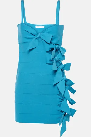 BLUMARINE Bow-detail minidress