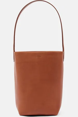 The Row Park N/S Small leather tote bag