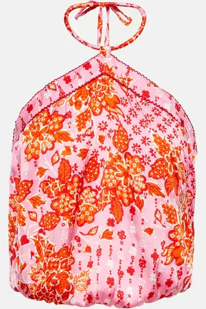 POUPETTE ST BARTH Isabelle floral halterneck top