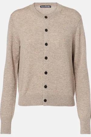 Acne Studios Keny Face wool cardigan