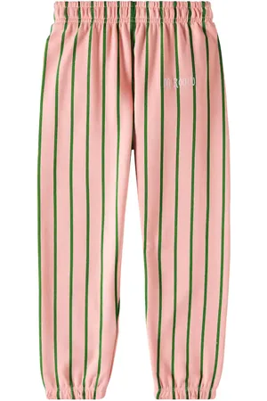 Mini Rodini Striped cotton sweatpants