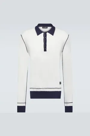 Dolce & Gabbana Silk polo sweater