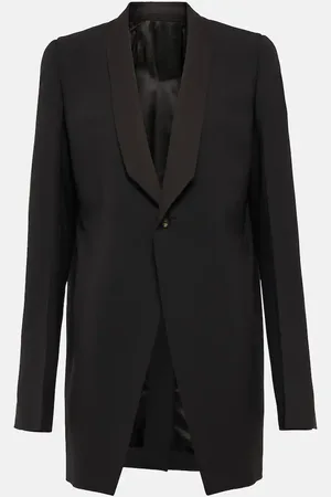 Rick Owens Walrus Tux virgin wool blazer
