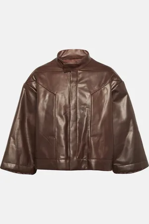Rick Owens Cropped leather jacket