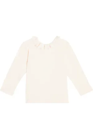 BONPOINT Baby Billa cotton velvet T-shirt