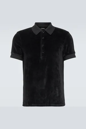 Tom Ford Velour polo shirt
