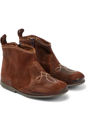 PèPè Scamosciato Hunter leather boots