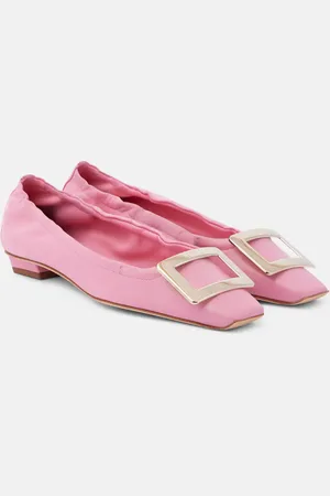 Roger Vivier Belle Vivier leather ballet flats