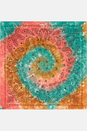 Alanui Bandana printed cotton chiffon scarf