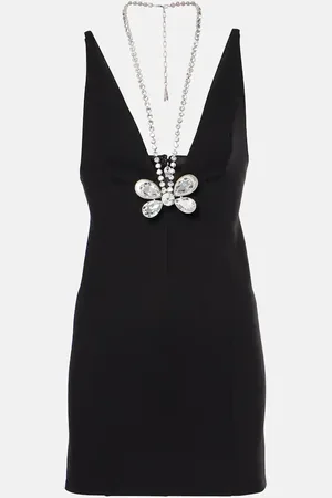 AREA Embellished minidress