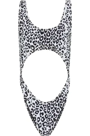 Reina Olga Marina leopard-print swimsuit