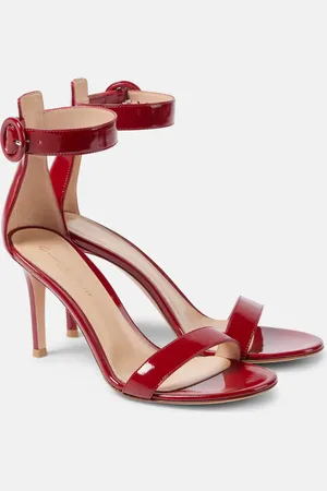 Gianvito Rossi Portofino 85 patent leather sandals