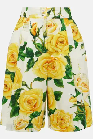 Dolce & Gabbana Floral cotton Bermuda shorts