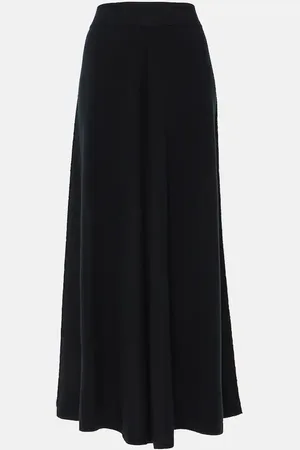 Jardin des Orangers Wool and cashmere maxi skirt