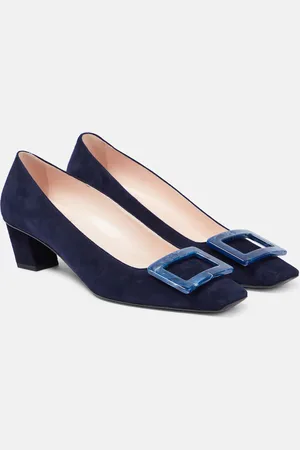 Roger Vivier Belle Vivier 45 suede pumps