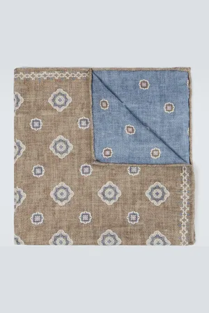 Brunello Cucinelli Silk pocket square