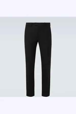 Rubinacci Modluca wool flannel straight pants