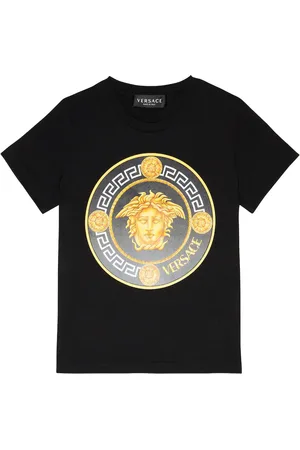VERSACE Medusa logo printed cotton T-shirt