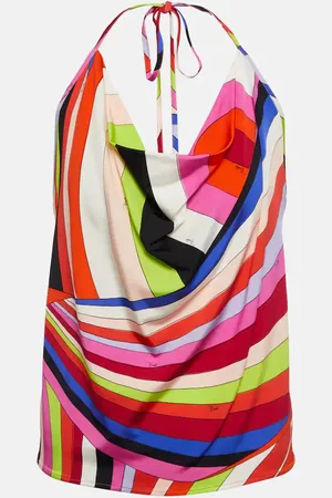 Puccini Iride halterneck top