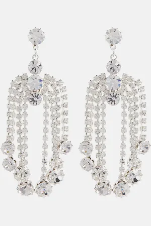 MAGDA BUTRYM Crystal-embellished drop earrings
