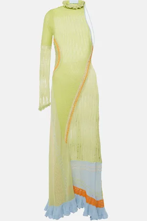 Roberta Einer Bianca one-shoulder cotton maxi dress