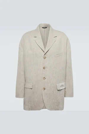 Dolce & Gabbana Single-breasted linen blazer