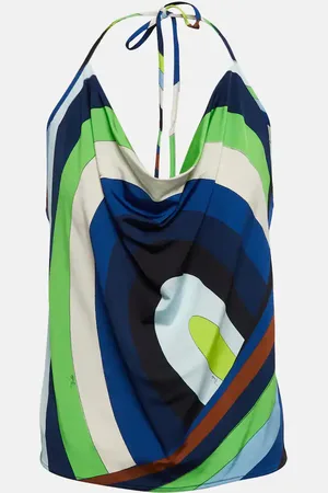 Puccini Iride halterneck top
