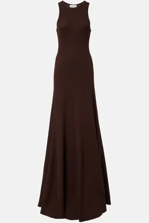 Alexander McQueen Knitted wool maxi dress