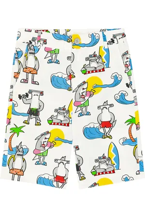 Stella McCartney Printed cotton shorts