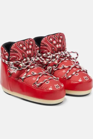 Alanui Full Moon bandana-print boots
