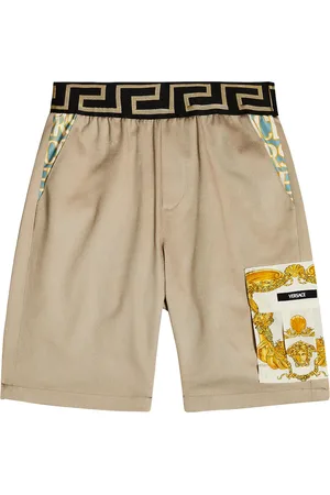 VERSACE Greca cotton shorts