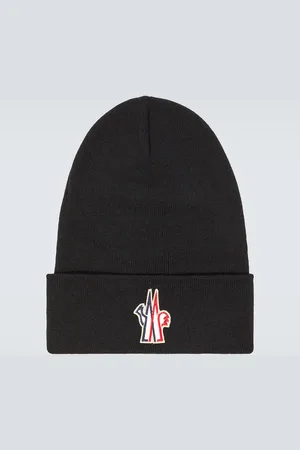 Moncler Logo virgin wool beanie