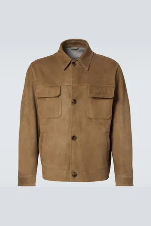 LARDINI Suede leather jacket