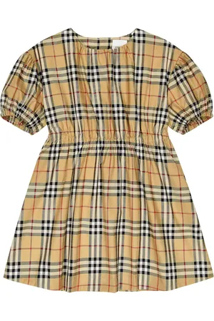Burberry Checked cotton-blend dress