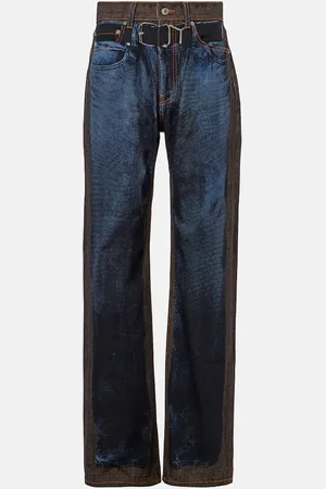 Y / PROJECT Printed straight jeans
