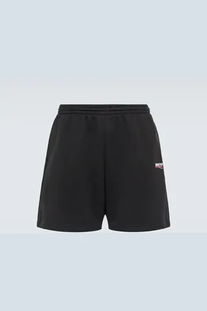 Balenciaga Printed cotton jersey shorts