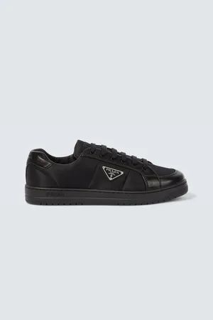 Prada Re-Nylon and leather sneakers