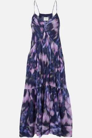 Marant Etoile Sabba printed cotton maxi dress
