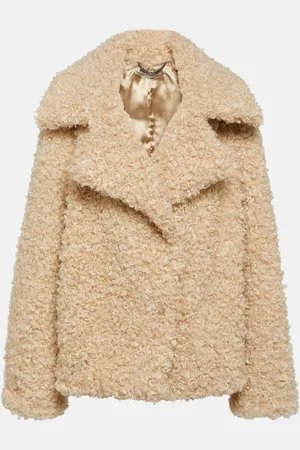 Stella McCartney Oversized teddy coat