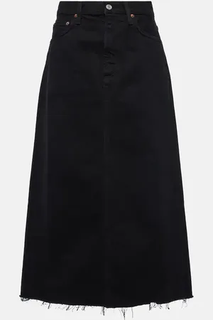 AGOLDE Della denim midi skirt
