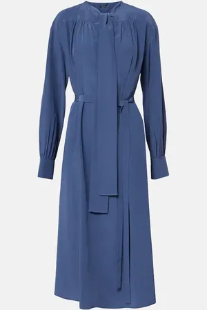 Joseph Bolero silk crÃªpe de chine midi dress