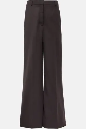 Stella McCartney High-rise wool wide-leg pants