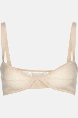 Khaite Eda cashmere bralette