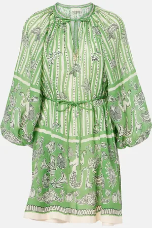 ALÉMAIS Lula printed linen minidress