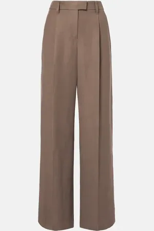 Brunello Cucinelli High-rise wide-leg pants