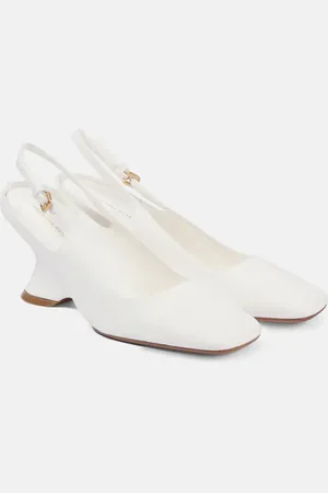 DRIES VAN NOTEN 75 leather wedges