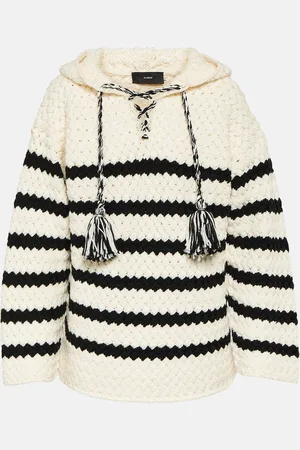 Alanui The Mariner striped wool hoodie